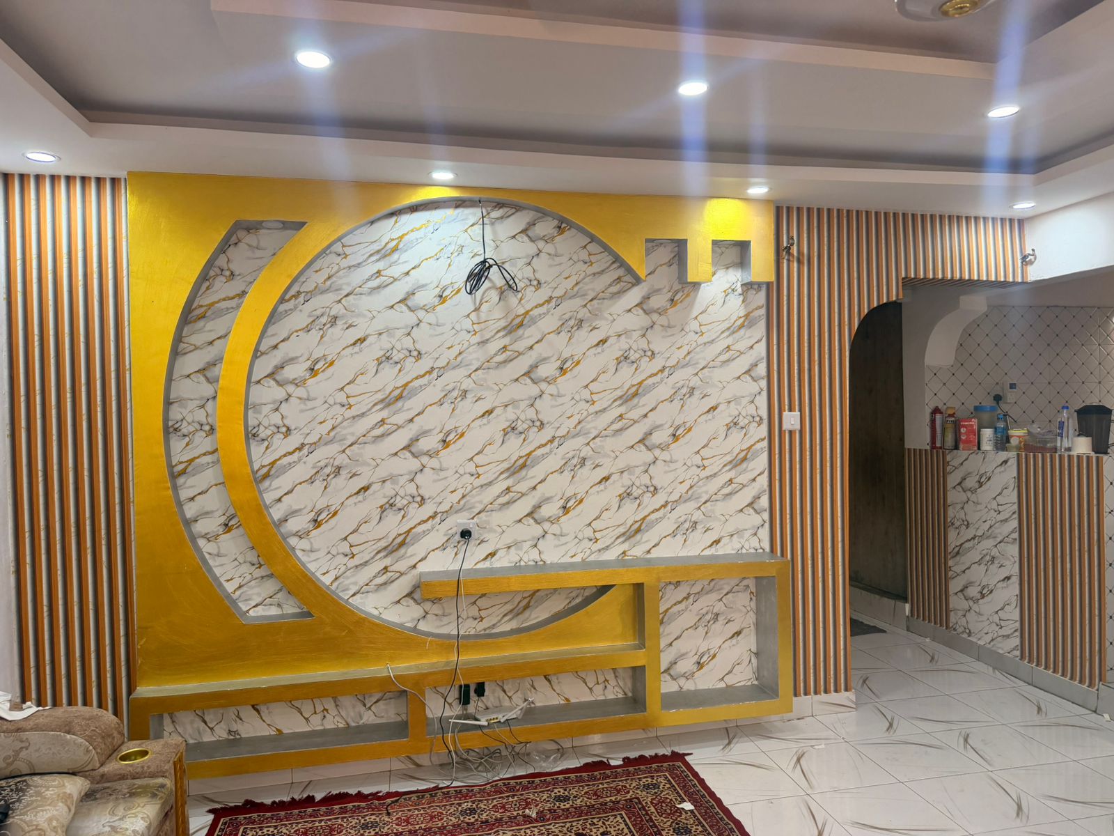 Luxury living room interior